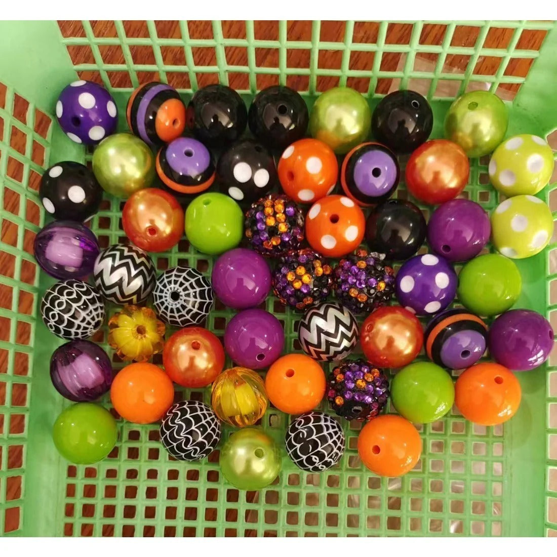 Wholesale 20MM Acrylic Mixed Color Beads Loose Beads Combination