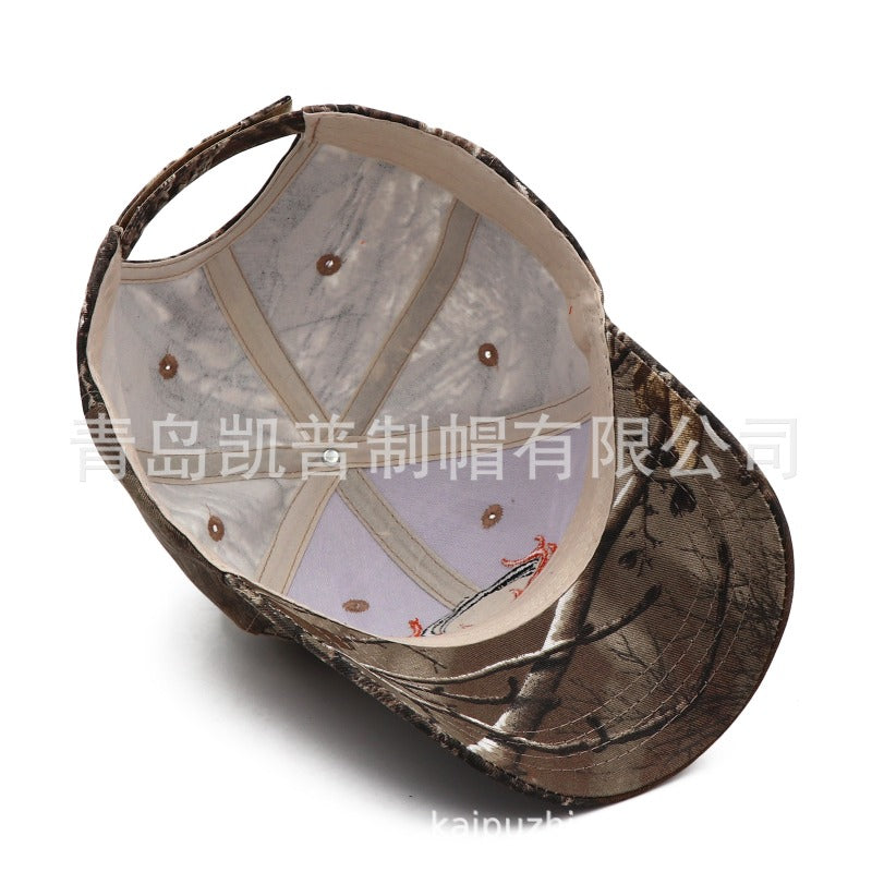 Wholesale Deer Embroidered Camouflage Outdoor Sports Baseball Hat