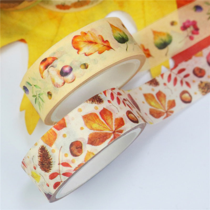Wholesale and Paper Tape Fallen Leaves Harvest Fruit DIY Decorative Tent Set