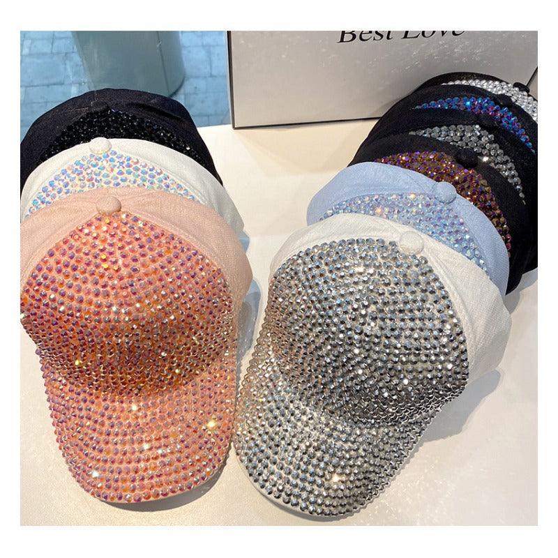 Wholesale Full Diamond Cotton Baseball Caps