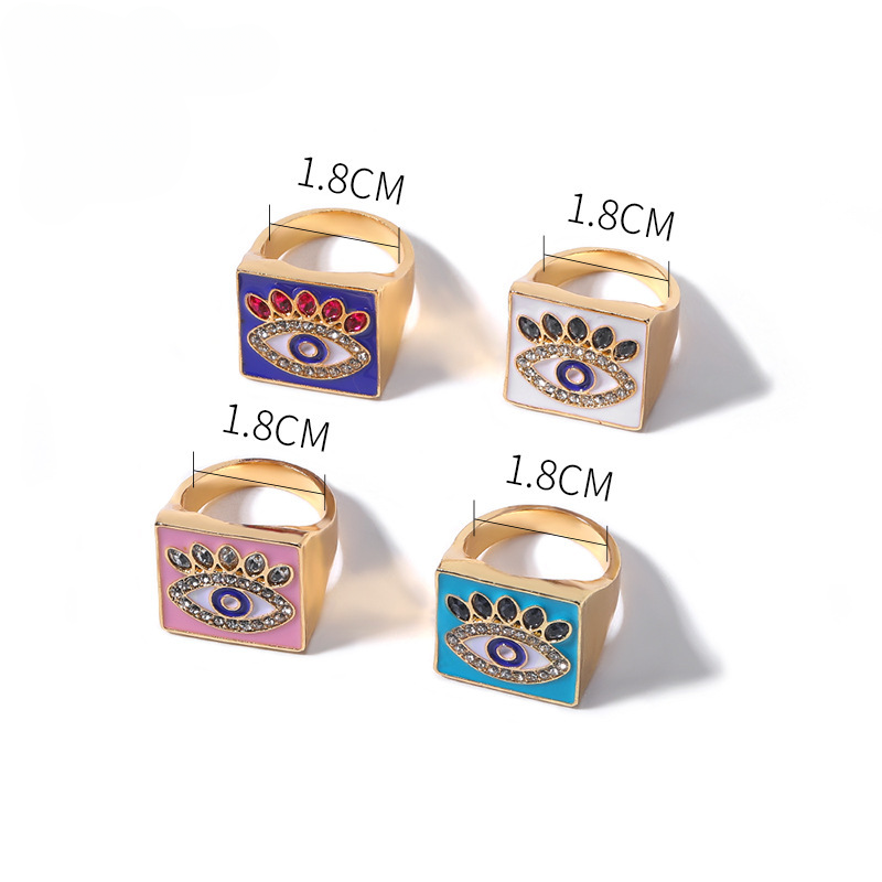 Wholesale Alloy Devil Eye Ring