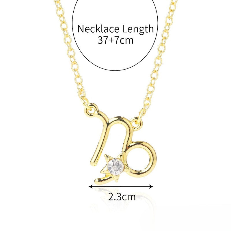 Wholesale of Twelve Constellations Alloy Necklaces