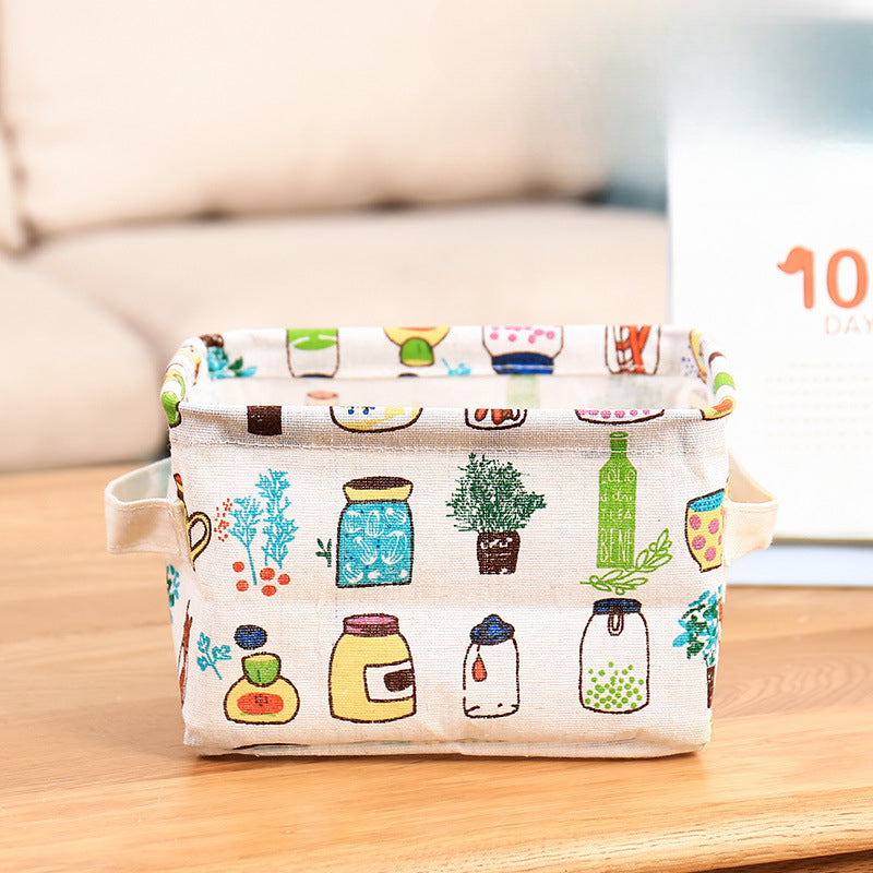 Wholesale Cotton and Linen Tabletop Miscellaneous Storage Box