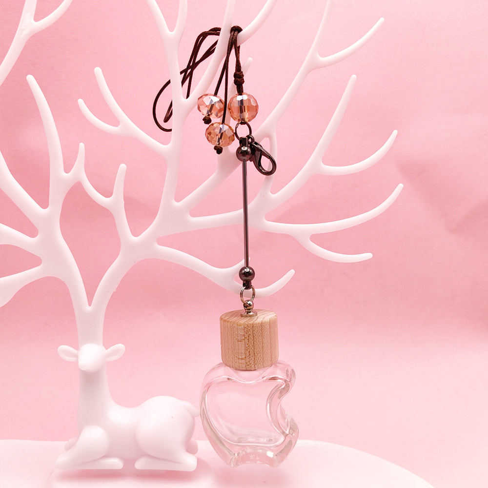 Wholesale Beaded Car Accessories DIY Beadable Bar Multifunctional Keychain Aromatherapy Empty Bottle