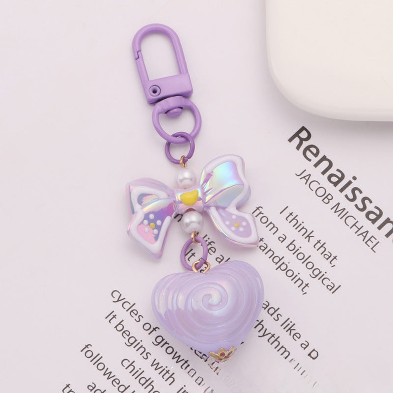 卸売ラブリボンアクリルキーホルダー