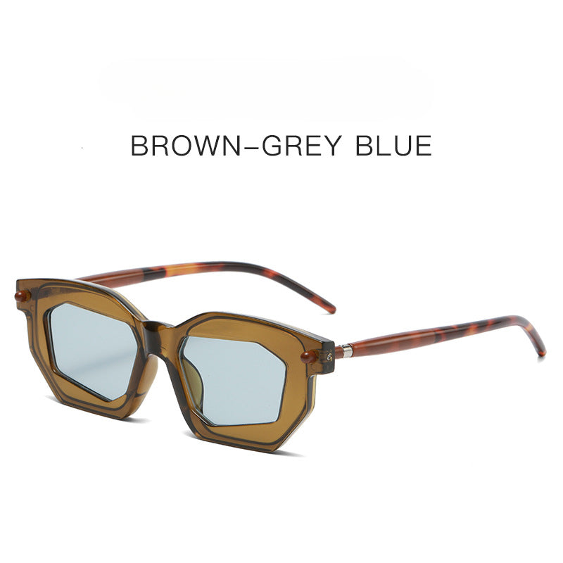 Wholesale Alien Sports Color block PC Sunglasses