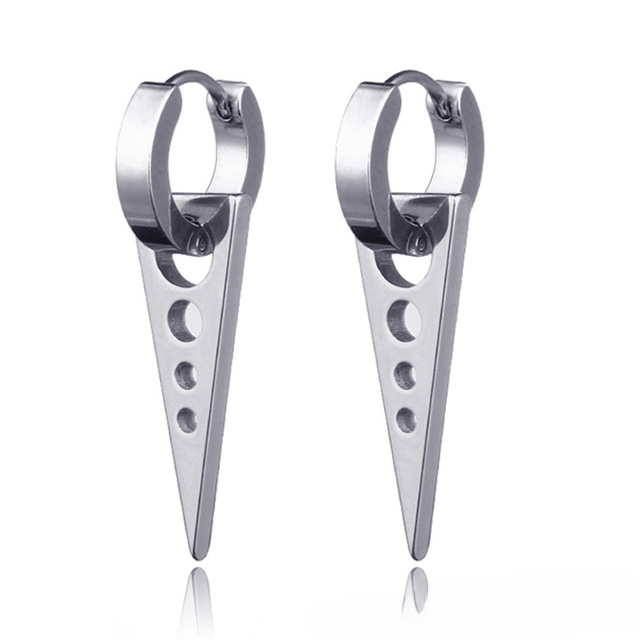 Wholesale Punk Triangle Blade Earrings