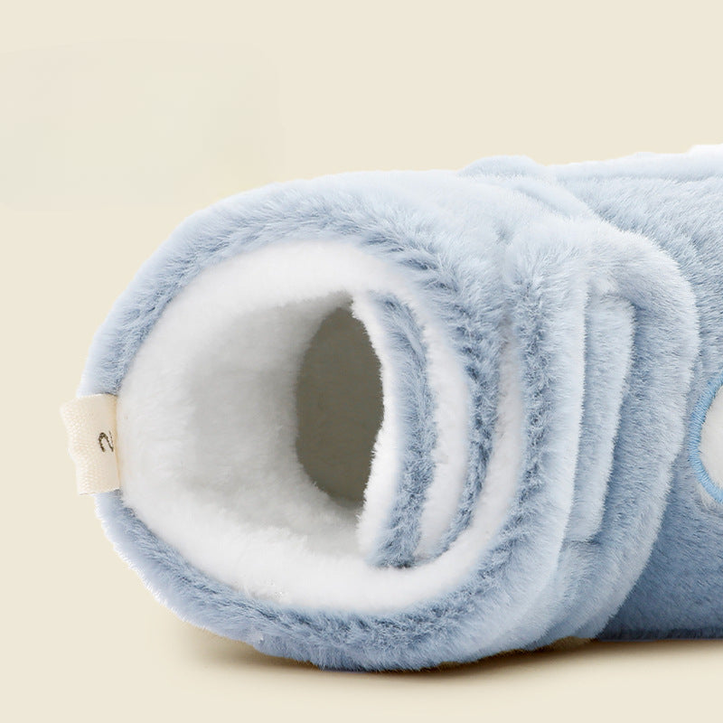 Wholesale Autumn and Winter Baby Non-slip Toddler Shoes Plus Velvet Soft Sole Shoes