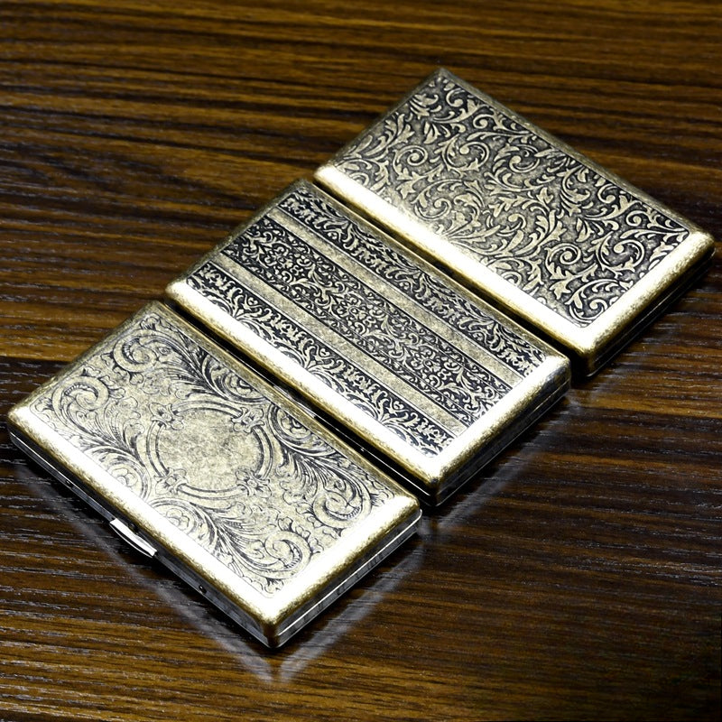 Wholesale 20 Pack Thin Creative China-Chic Bronze Cigarette Boxes