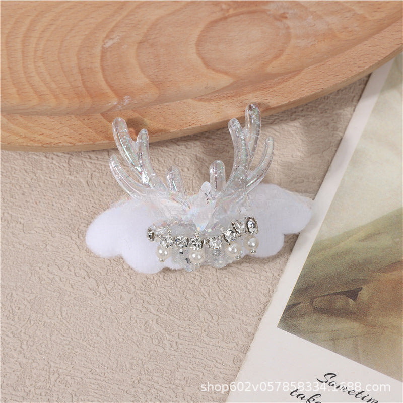 Wholesale 4pcs Heavy Industry Handmade Beads High-quality Diamond Elk Wings DIY Jewelry Accessories