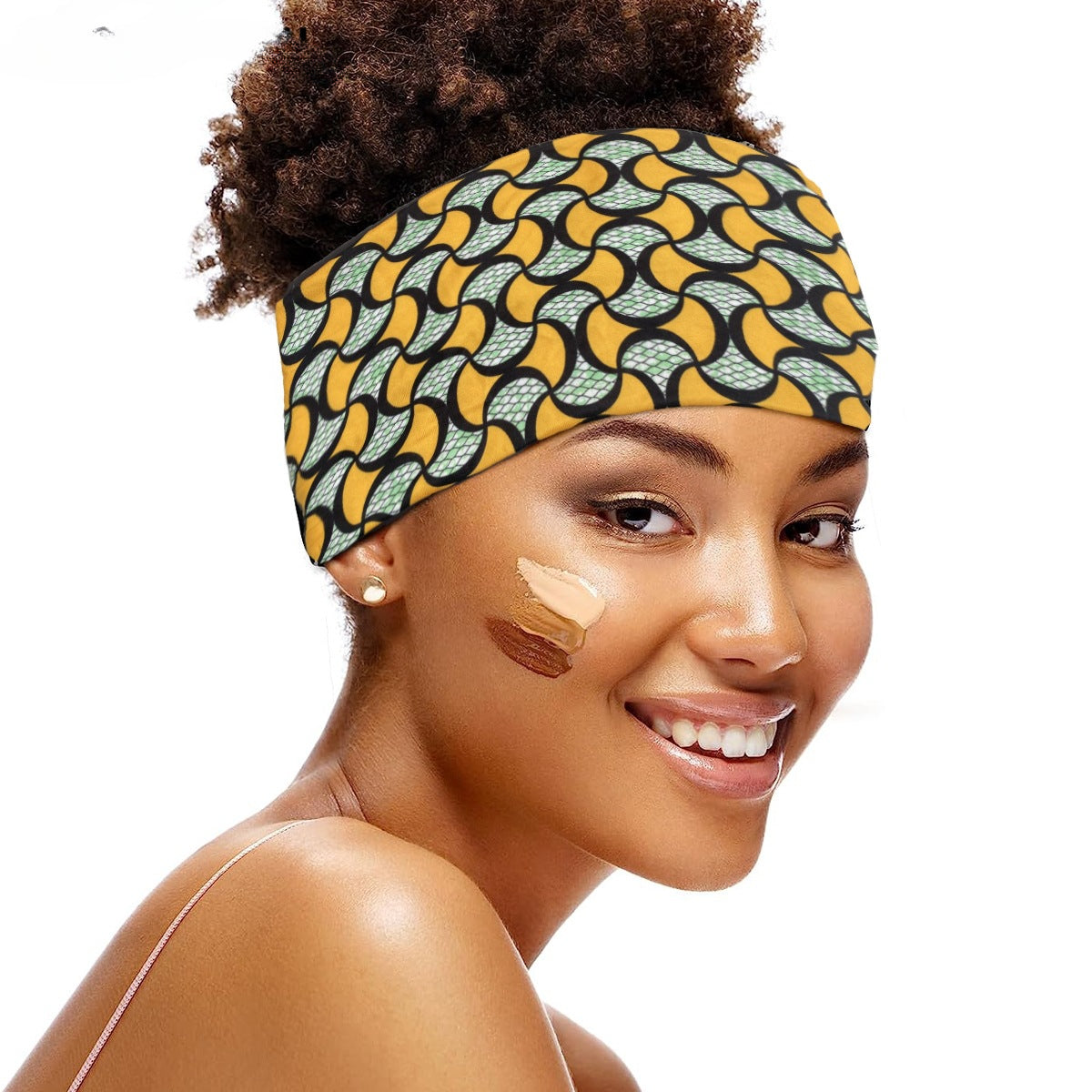 Wholesale Printed Headband Sport Wide Brim Knotted Stretch Bundle Leopard Print Cloth Headband 10pcs