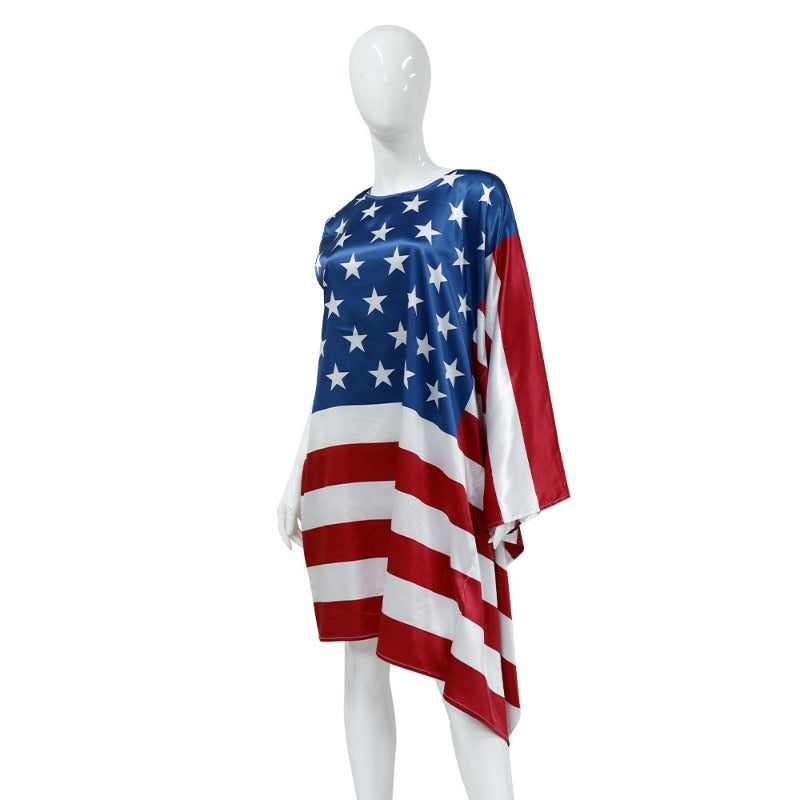Wholesale Independence Day Flag Print Atmosphere Performance Clothing