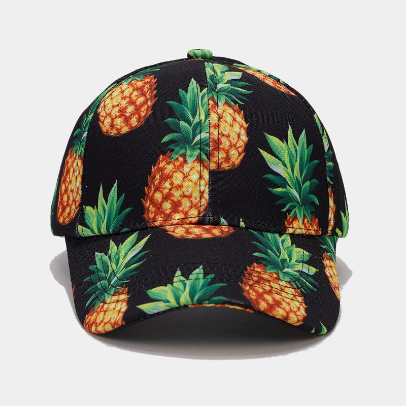 Wholesale Tropical Fruit Banana Print Baseball Cap