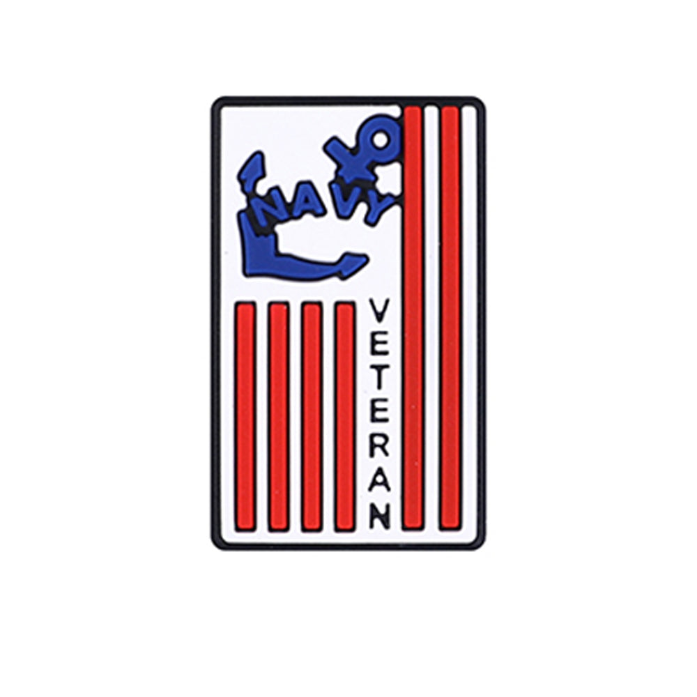 Wholesale 20pcs Cartoon Proud To Be A Veteran Letters Flag Independence Day Silicone Beads