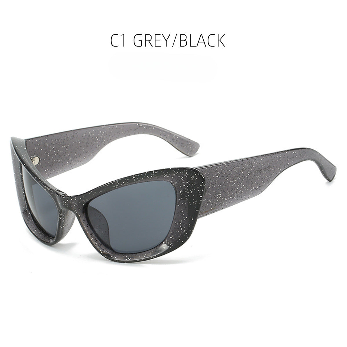 Wholesale PC Pop-up Hip-hop Cat Eye Small Frame Sunglasses