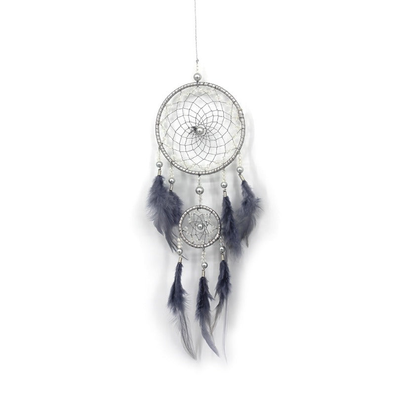 Wholesale Grey Two-Ring Home Dream Catcher