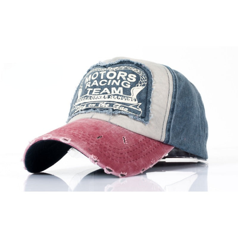 Wholesale Patch Color Matching Coating Outdoor Sunshade Washed Cotton Baseball Cap