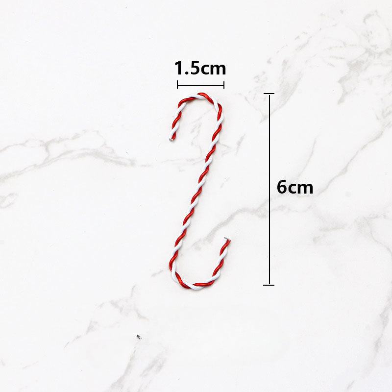 Wholesale Stainless Steel Dual Color Christmas S Hook