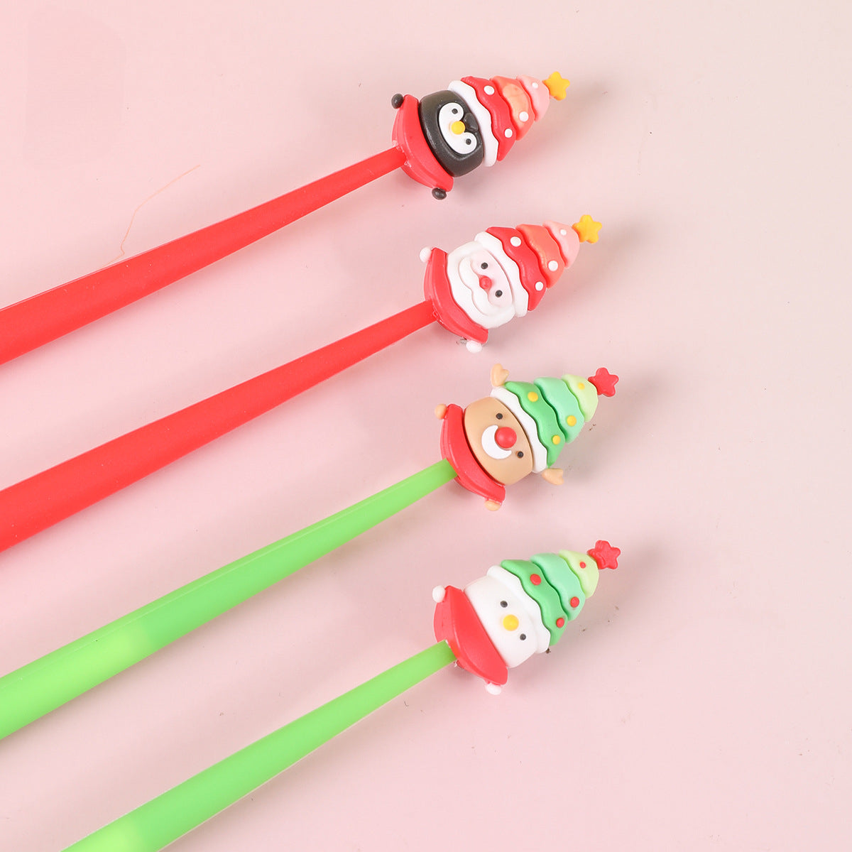 Wholesale Cartoon Christmas Plastic Gel Pen