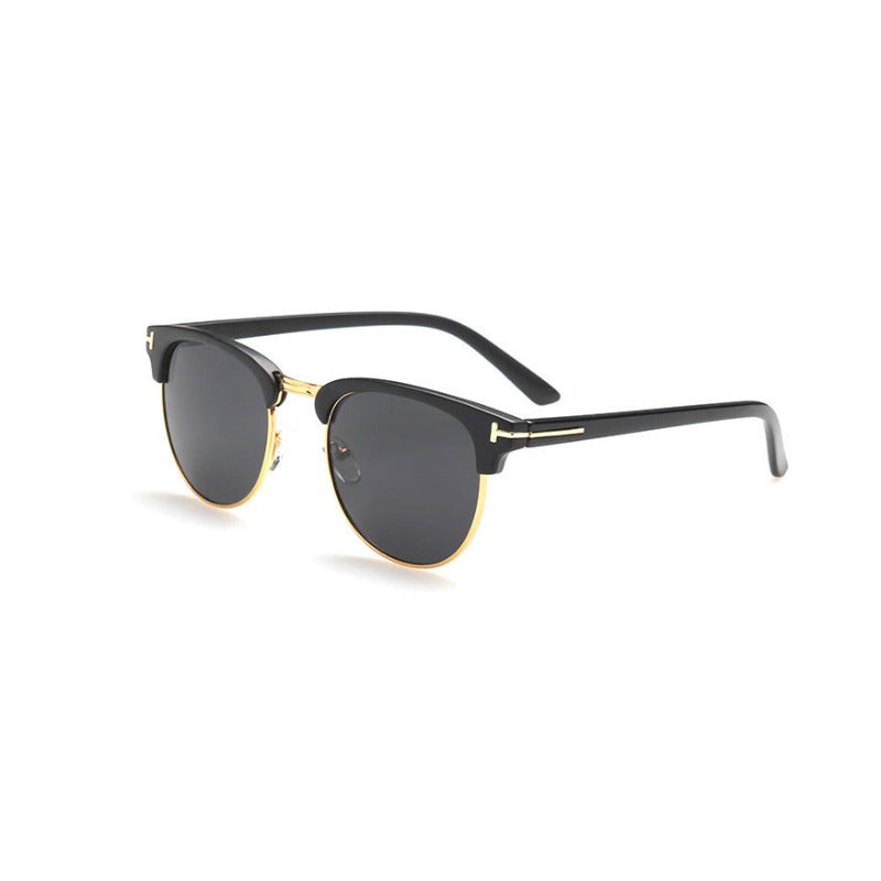 Wholesale Half-frame Men's and Women's PC Sunglasses