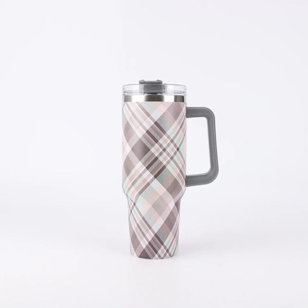 Wholesale Tumbler 40oz Printed Handle 1200ml Thickened Insulation Ice Cup