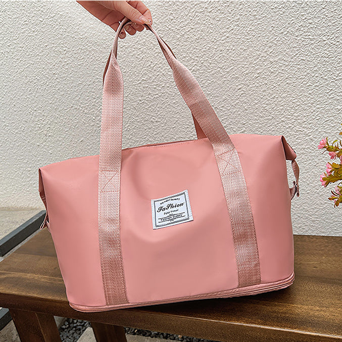 Wholesale Travel Bag Storage, Dry and Wet Separation Luggage Bag, Large Capacity Polyester Handbag