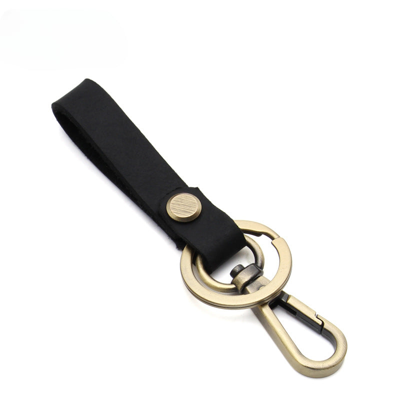 Wholesale 10PCS Retro Cowhide Car Keychain