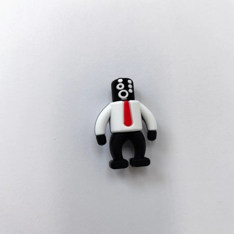 Wholesale 10pcs 3D Stereoscopic Toilet with Silicone Cute Cartoon Beads