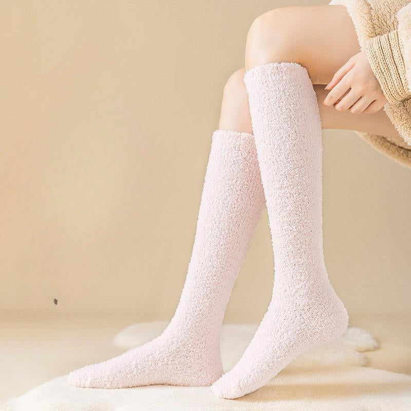 Wholesale Coral Fleece Calf Socks with Thickened Fleece Without Shedding Hair