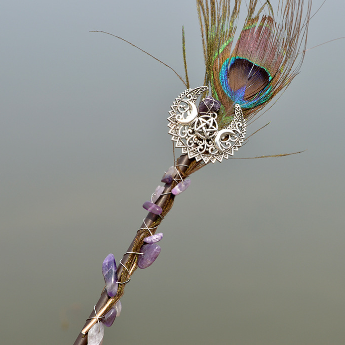 Wholesale Wooden Viking Gravel Hairpins