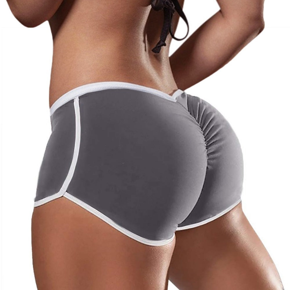 Wholesale Large Size Sexy Solid Color Low Waist Sports Hip Pants