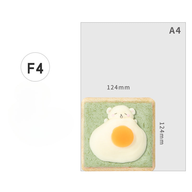 Wholesale Paper Soft Bear Handbooks, Cute Stress Relieving Notebooks