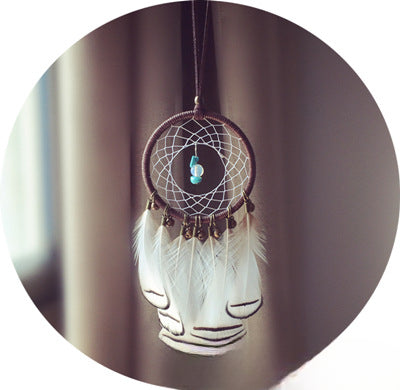 Wholesale Dreamcatcher Feather Bell Mixed Material Car Accessories
