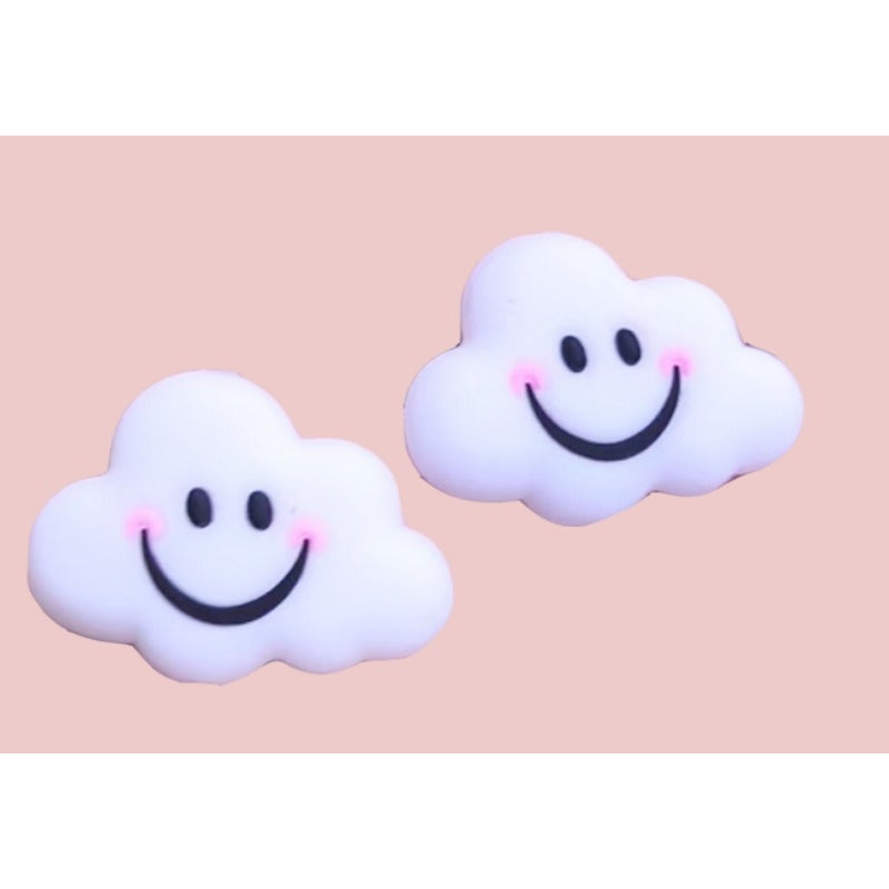 Wholesale 10pcs 3D DIY Cute Cloud Silicone Beads