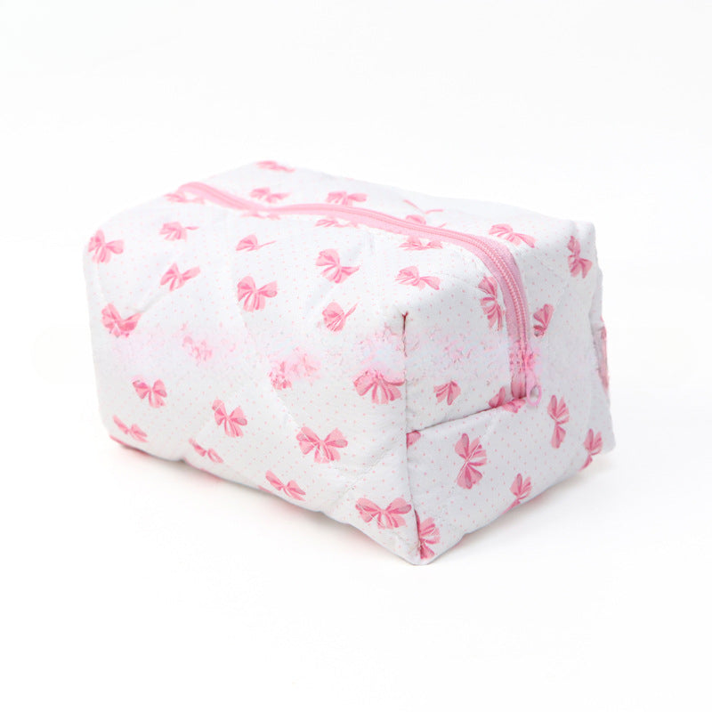Wholesale Small Fresh Floral Makeup Large Capacity Storage Bag