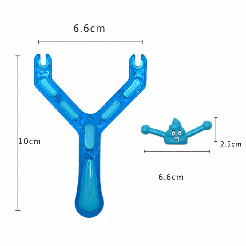 Wholesale Release of TPR Feces Slingshot Children's Toys