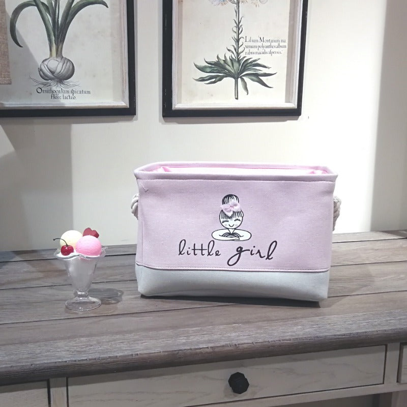 Wholesale Cotton and Hemp Ballet Girls Large Capacity Storage Box