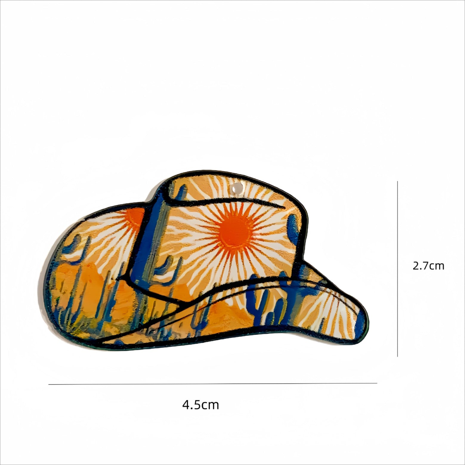 Wholesale 10pcs Western Cowboy Hat Acrylic DIY Material Accessories OLY Exclusive