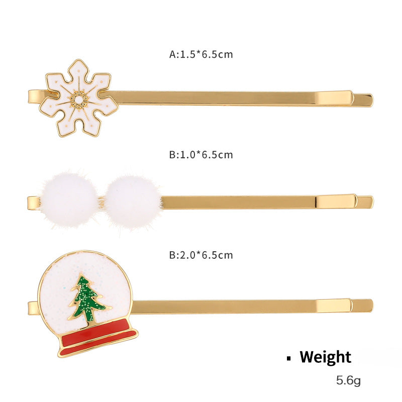 Wholesale Christmas Alloy Drip Oil Clip Set