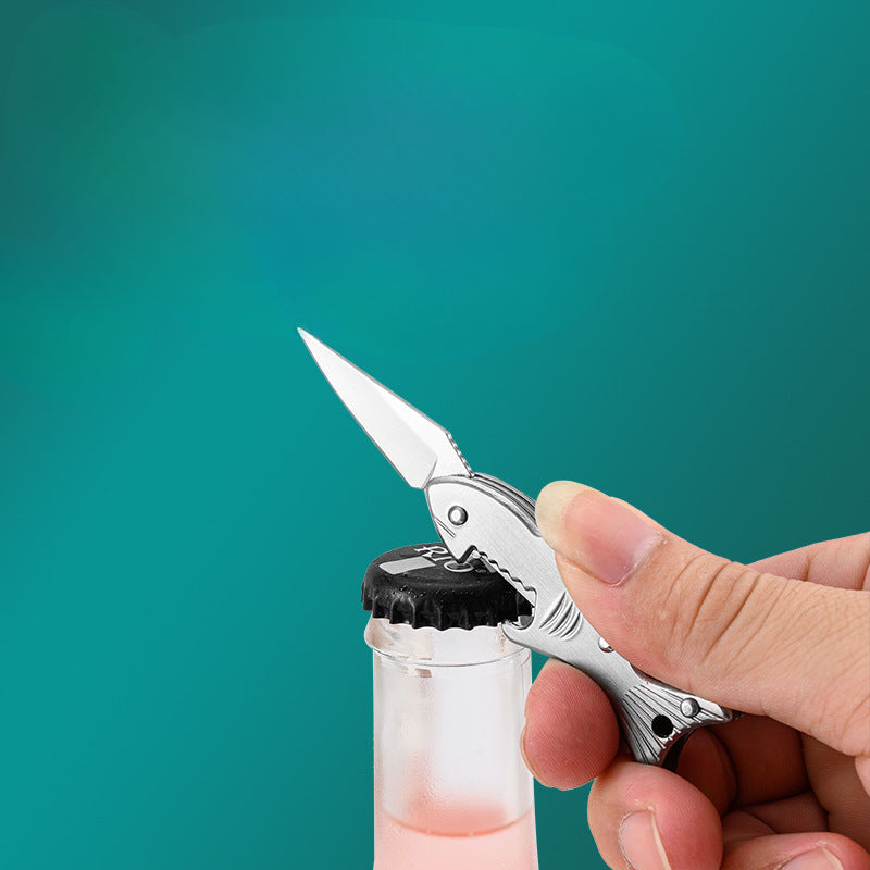 Wholesale Stainless Steel Toothpick Knife for Picking Teeth Portable Multifunctional Keychain