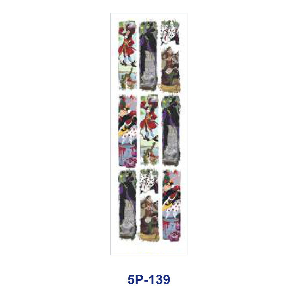 Wholesale 2/ 8/ 16pcs Spooky  Gothic Skeleton Bat  Web Retro Quote Print Pen and Bookmark Stickers UV DTF Wraps OLY Exclusive