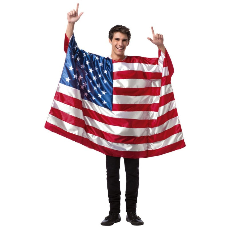 Wholesale Independence Day Flag Print Atmosphere Performance Clothing