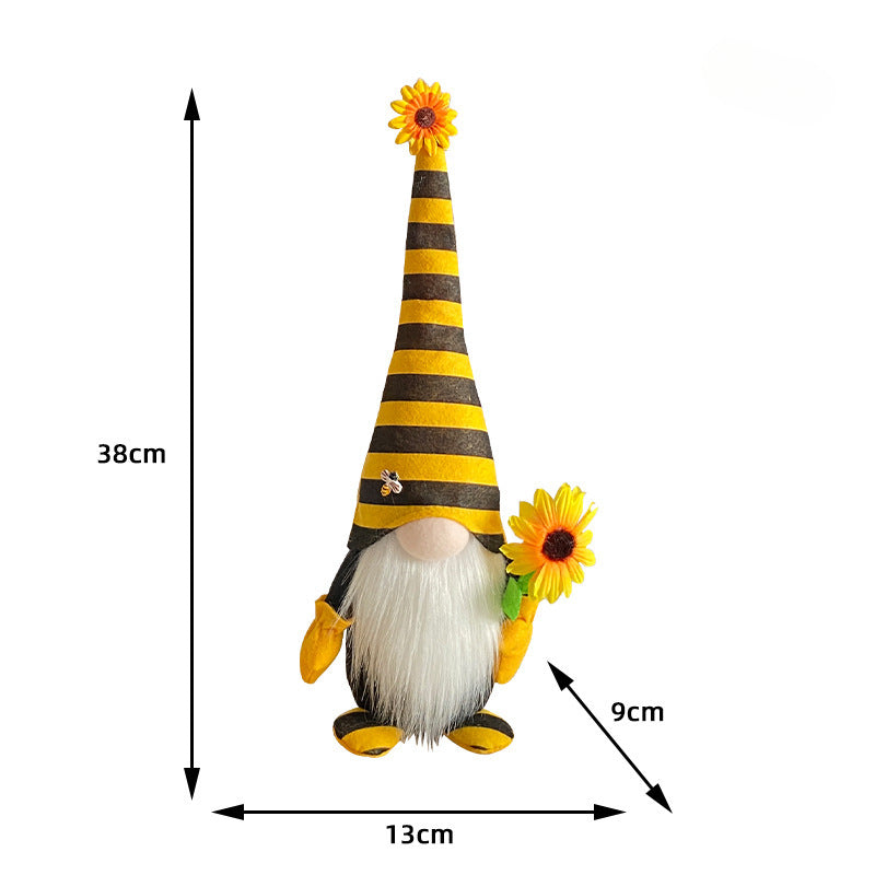Wholesale Bee Festival Long Hats, Fabric Figurine Ornaments