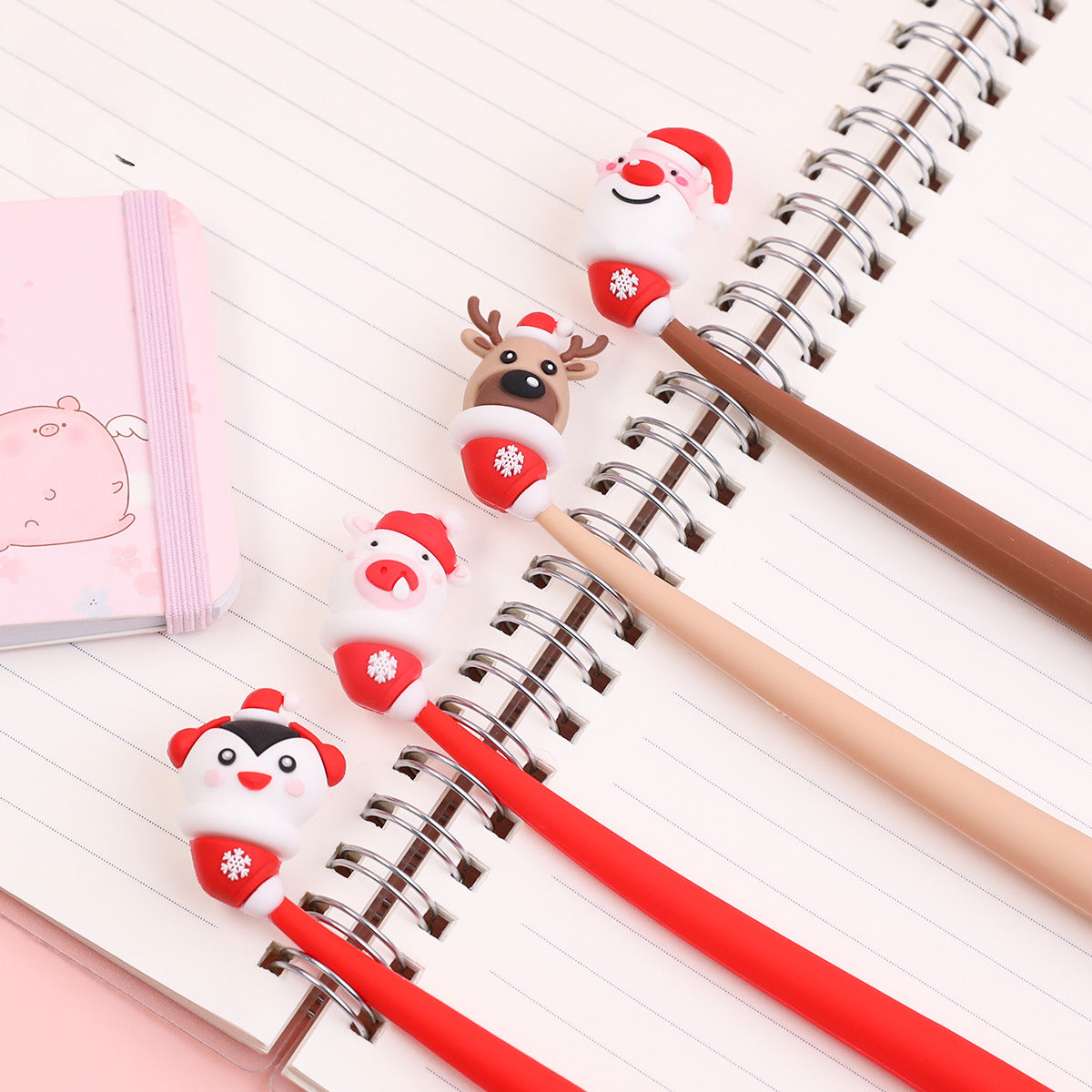 Wholesale Random One Cartoon Christmas Silicone Gel Gel Pen