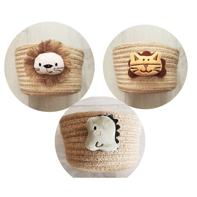 Wholesale Cotton Rope Tabletop Small Storage Basket