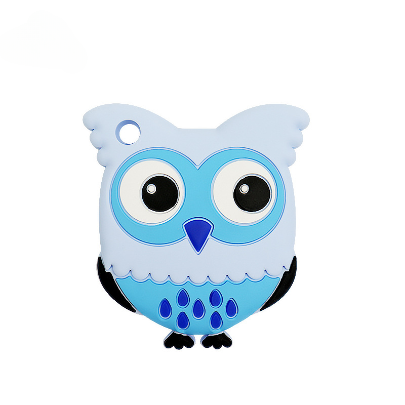 Wholesale 50pcs Silicone Owl Teether Beads