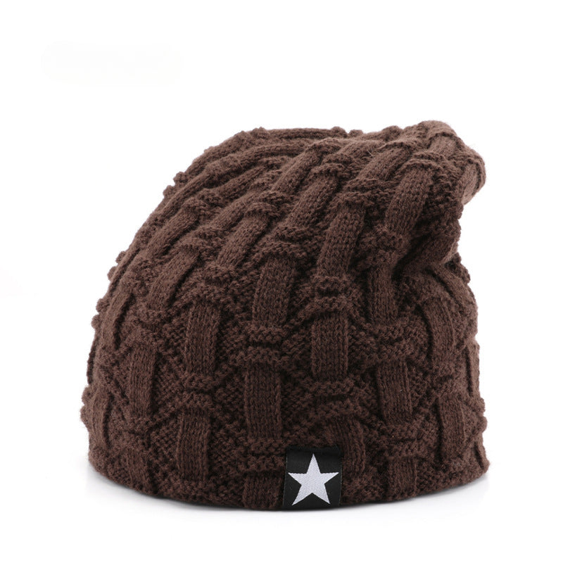 Wholesale Autumn and Winter Solid Color Warm and Ear Protection Knitted Hat with Woolen Hat