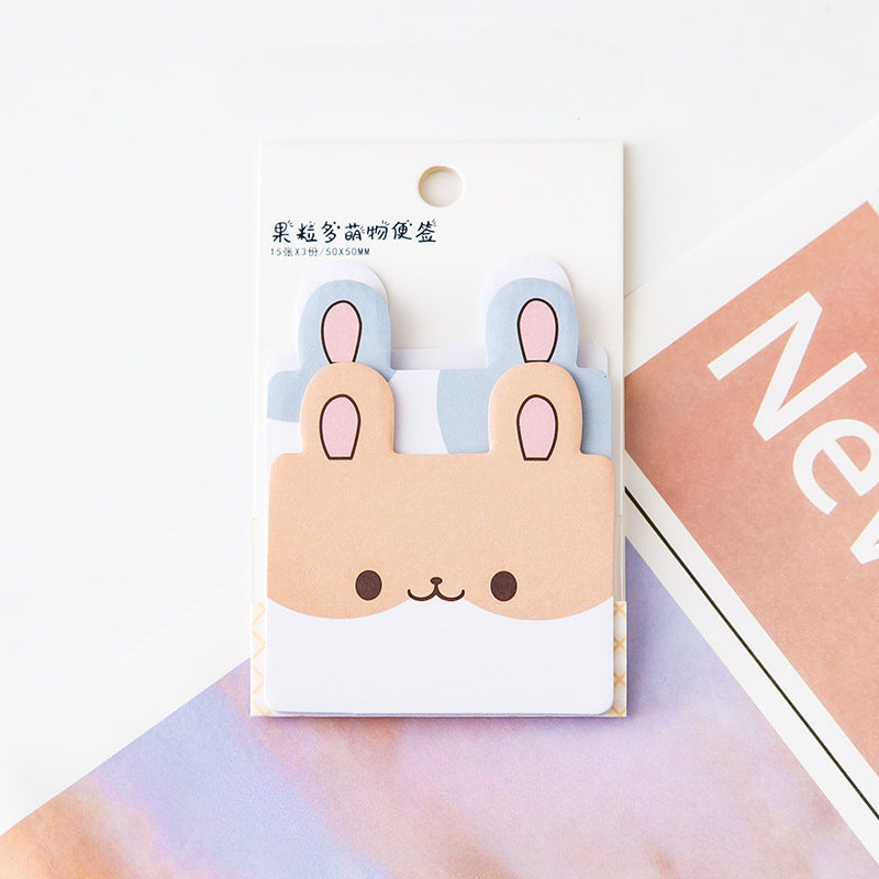 Wholesale Paper Cartoon Animal Sticky Notes