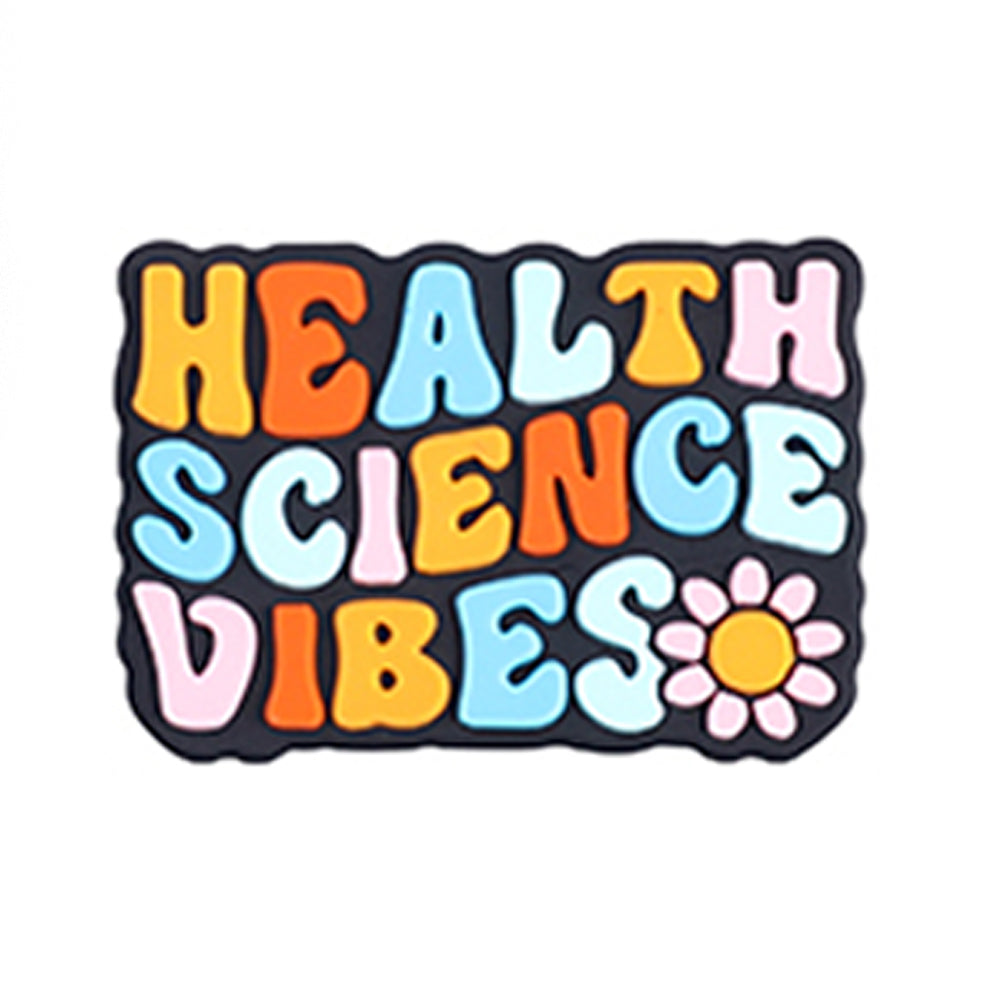 Wholesale 20pcs Cartoon Technology Series Letter Silicone Beads