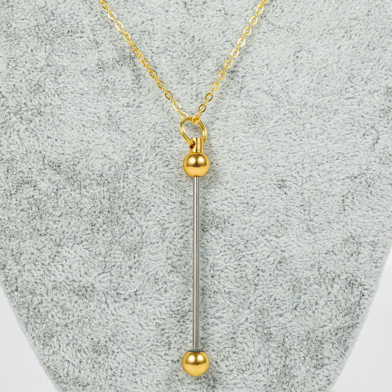 Wholesale Light Luxury Niche High-end Accessories DIY Handmade Bead Necklaces